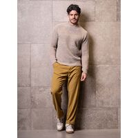 アルパカミックス ハイネック サイドスリット イングリッシュセーター