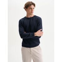 ミラノリブ ラグランスリーブ ニットソー